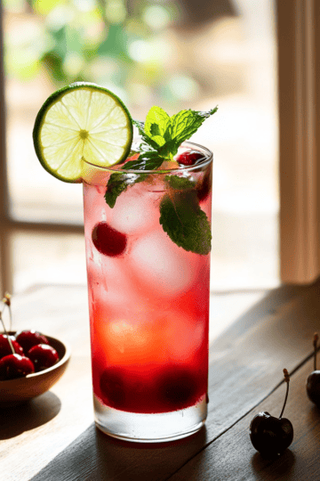 Cherry Mojito Mocktail