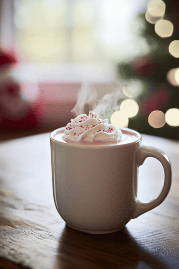 Peppermint White Hot Chocolate